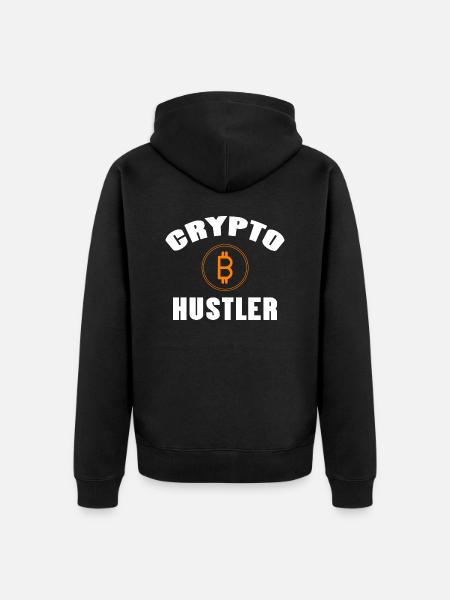 Bitcoin Trading Crypto Stocks - Veste à capuche bio Premium Unisexe - noir