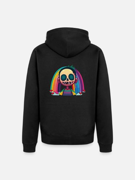 Pride Zombie 13 - Unisex Premium Bio Zip Hoodie - Schwarz