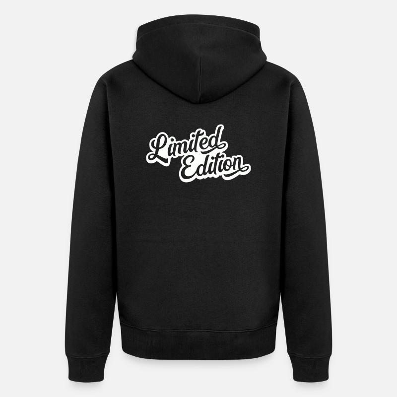 Édition limitée - Veste à capuche bio Premium Unisexe - noir