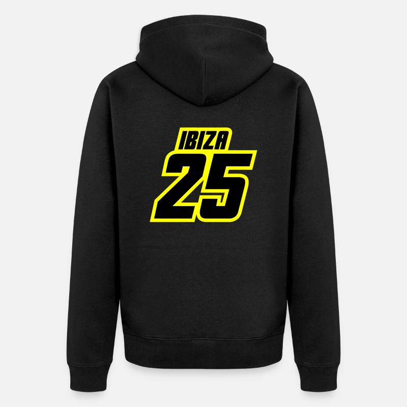 Maillot Ibiza 2025 - Veste à capuche bio Premium Unisexe - noir