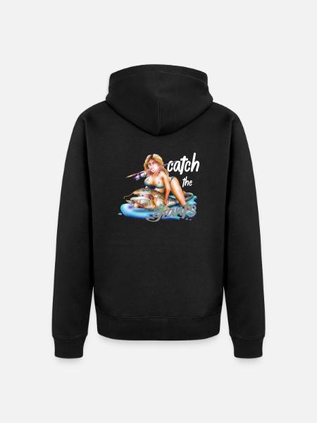 Catch the Giants - Unisex Premium Bio Zip Hoodie - Schwarz