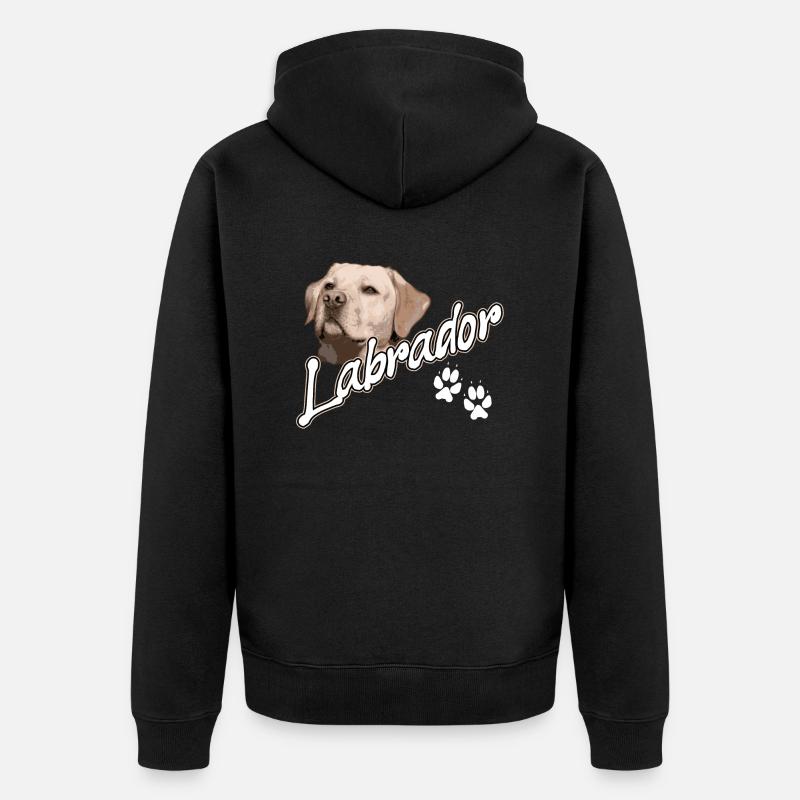 Labrador retriever - Veste à capuche bio Premium Unisexe - noir