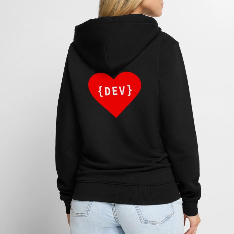 Software Developer, Dear Code DEV Developer Day Unisex Premium Organic Zip Hoodie