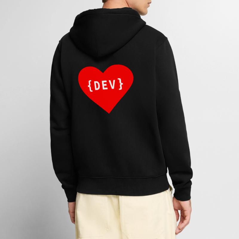 Software Developer, Dear Code DEV Developer Day Unisex Premium Organic Zip Hoodie
