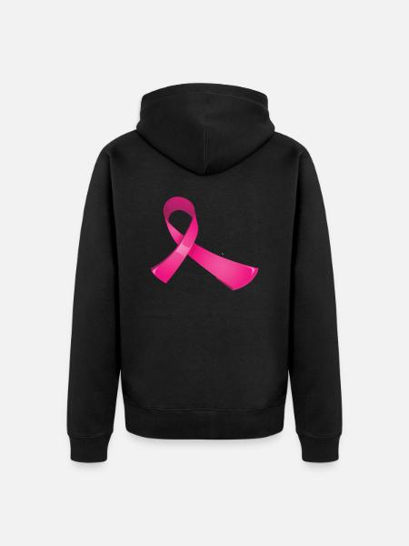pink - Veste à capuche bio Premium Unisexe - noir