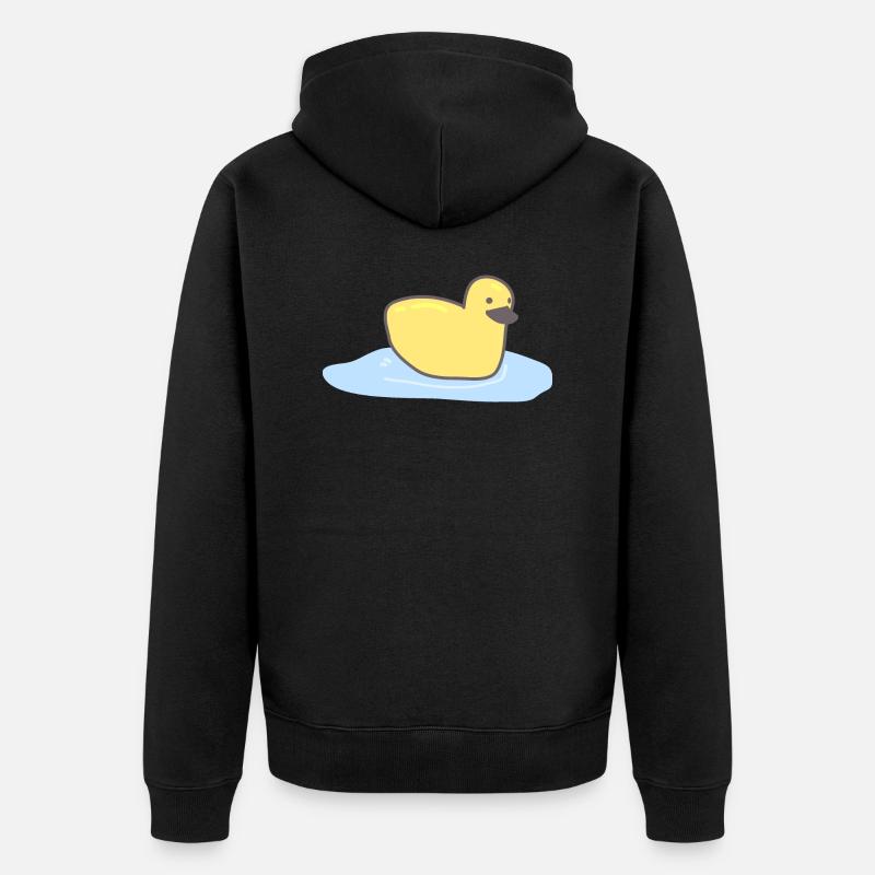 Bébé canard - Veste à capuche bio Premium Unisexe - noir