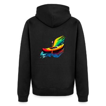 Kayak - Veste à capuche bio Premium Unisexe - noir - Dos - Nico (187cm)