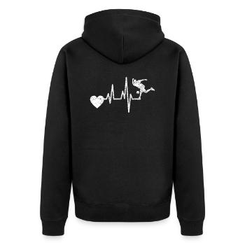 Bowling Club Bowling Bowling Bowler Bowling Club - Veste à capuche bio Premium Unisexe - noir - Dos - Nico (187cm)