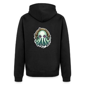 Cthulhu / Démon / Fantastique / Horreur / Tentacule - Veste à capuche bio Premium Unisexe - noir - Dos - Nico (187cm)