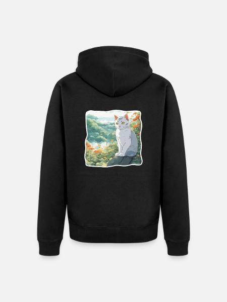 Anime / Comic / Japanese / Animation / Cartoon - Unisex Premium Organic Zip Hoodie - black