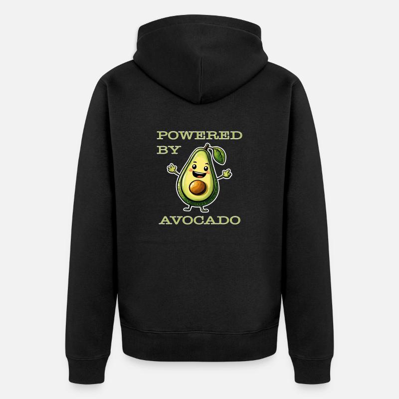 powered by avocado - BIO - Mode - Veste à capuche bio Premium Unisexe - noir