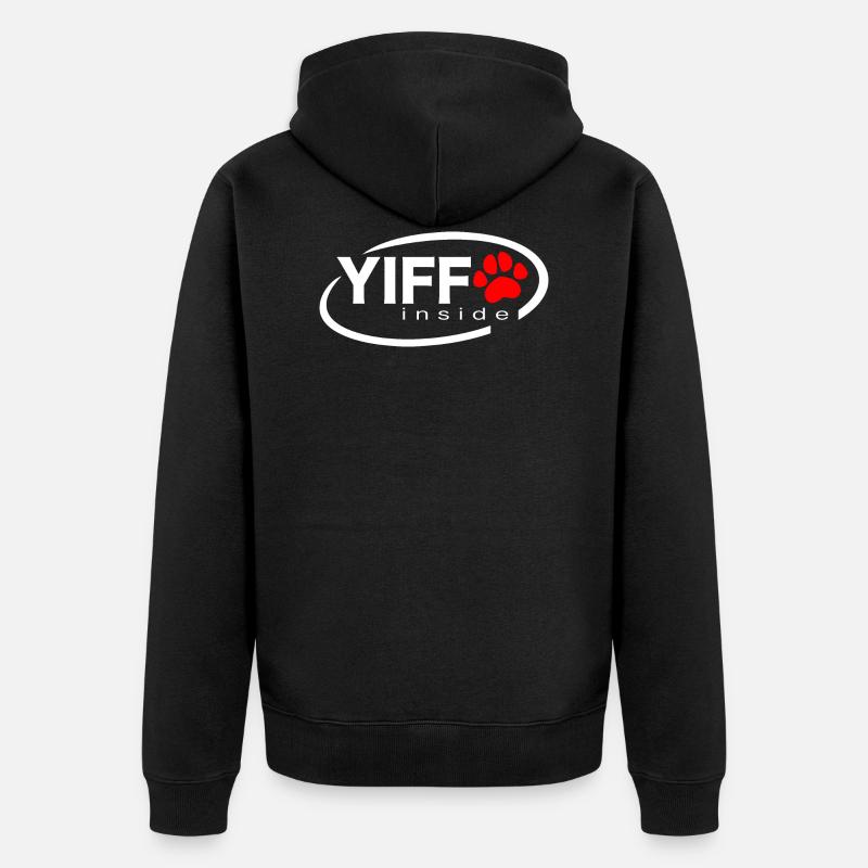 Yiff inside - Veste à capuche bio Premium Unisexe - noir