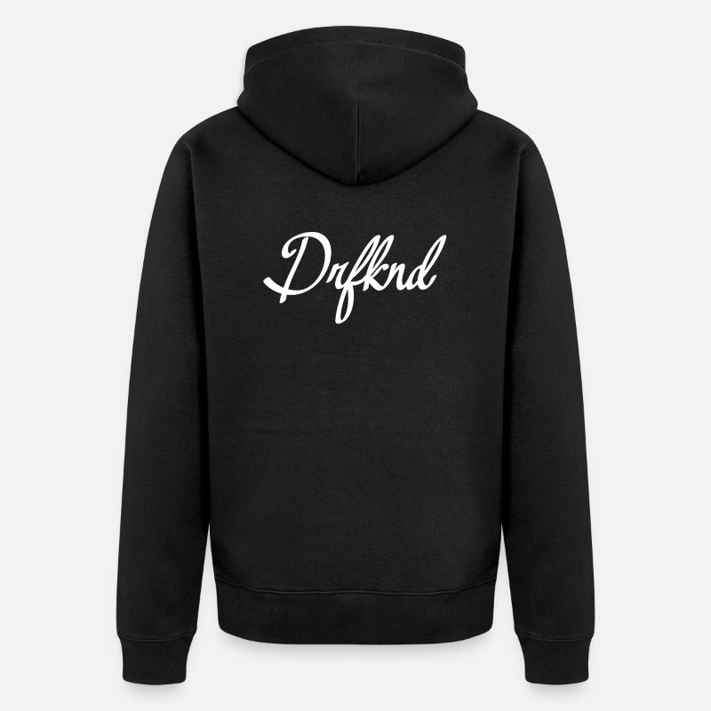 DRFKND - Unisex Premium Bio Zip Hoodie - Schwarz