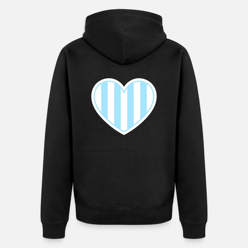 Cœur de Malmö - Veste à capuche bio Premium Unisexe - noir