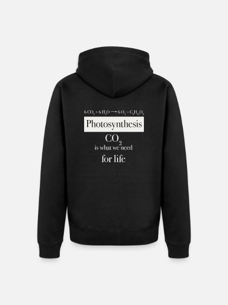 photosythesis - Unisex Premium Bio Zip Hoodie - Schwarz
