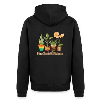 Jardiniers Jardiniers Jardinage Creuser une plante - Veste à capuche bio Premium Unisexe - noir - Dos - Nico (187cm)