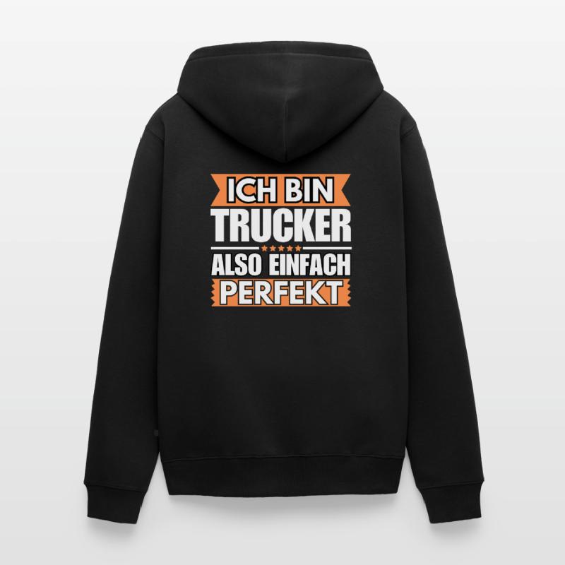 Einfach ein Perfekter Einfach ein Perfekter Unisex Premium Bio Zip Hoodie