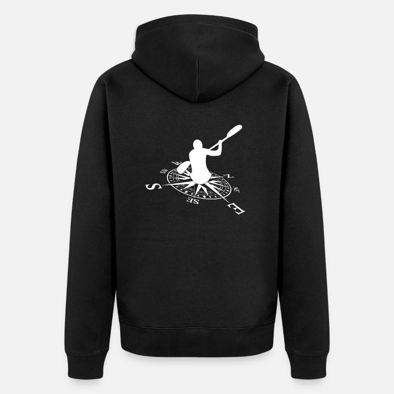 Pagaie - Veste à capuche bio Premium Unisexe - noir