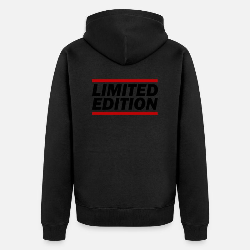 Edition Limitée 02 - Veste à capuche bio Premium Unisexe - noir