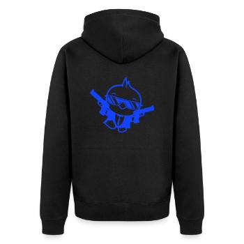 Bird 2 Gun Guns Agent Lunettes de soleil Cool - Veste à capuche bio Premium Unisexe - noir - Dos - Nico (187cm)