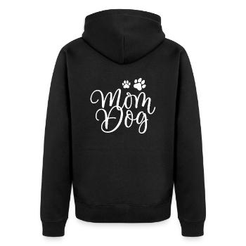 Hund Chien - Veste à capuche bio Premium Unisexe - noir - Dos - Nico (187cm)