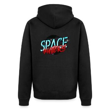 gift birthday present idea physics joke colors - Unisex Premium Organic Zip Hoodie - black - Back - Nico (187cm)