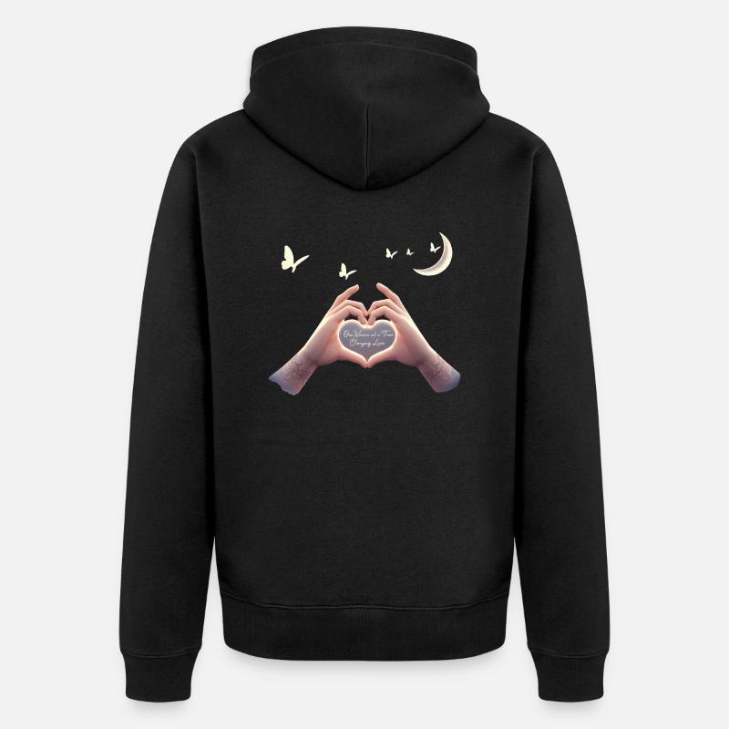 CHANGER DES VIES - Veste à capuche bio Premium Unisexe - noir