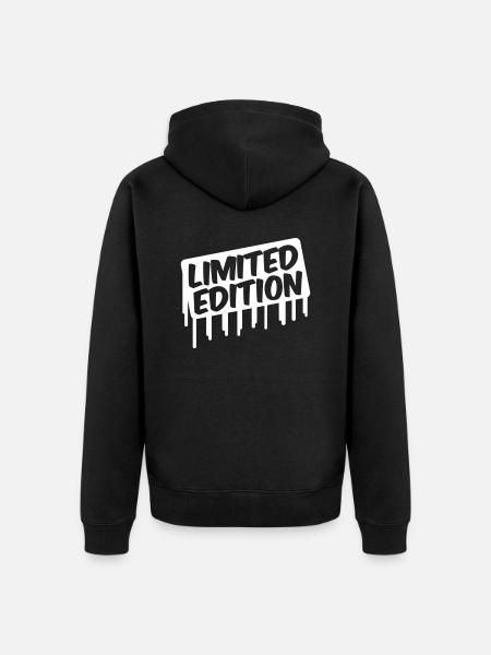 Édition limitée - Veste à capuche bio Premium Unisexe - noir