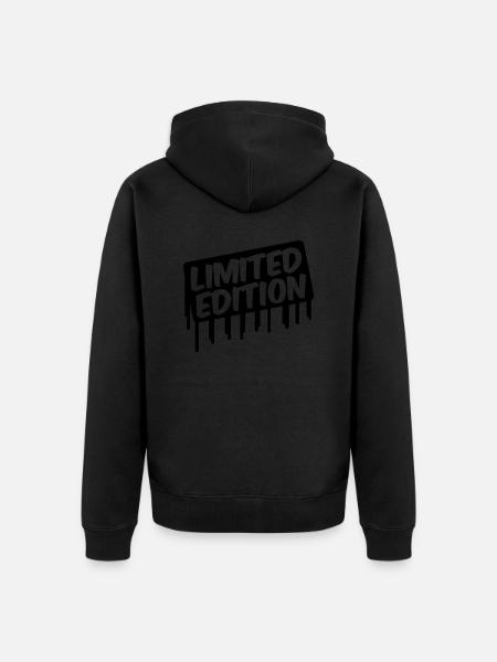Limited Edition - Unisex Premium Organic Zip Hoodie - black