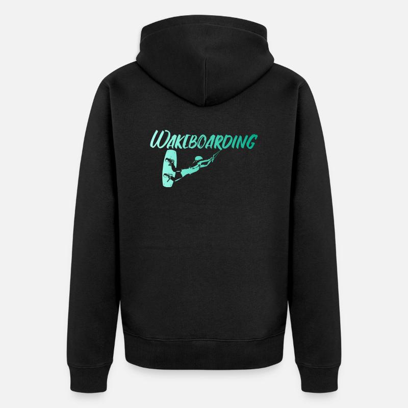 Wakeboard - Veste à capuche bio Premium Unisexe - noir