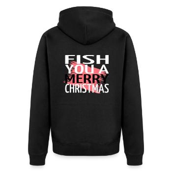 Gift Fishing Boat Beard Gang Bedroom Beards - Unisex Premium Organic Zip Hoodie - black - Back - Nico (187cm)