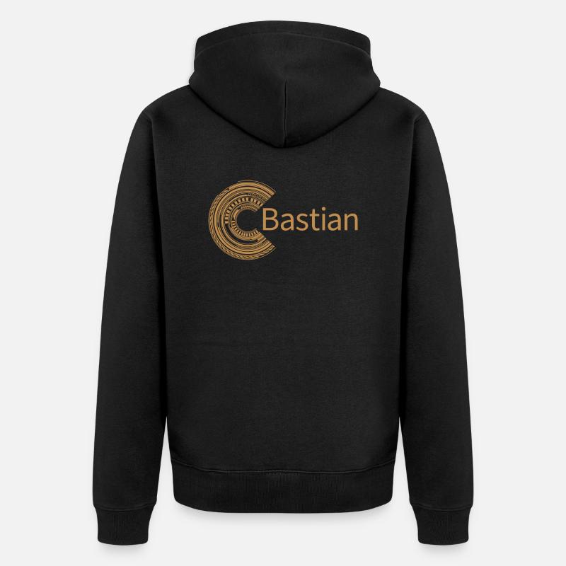 Pour Bastian - Veste à capuche bio Premium Unisexe - noir