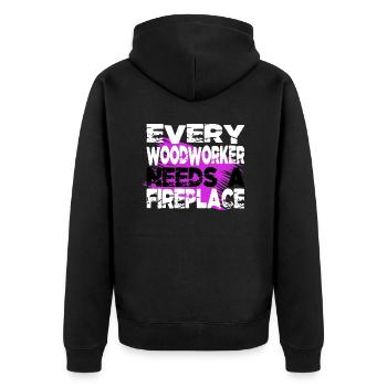 awesome tortoises fun save the turtles turtle gift - Unisex Premium Bio Zip Hoodie - Schwarz - Hinten - Nico (187cm)