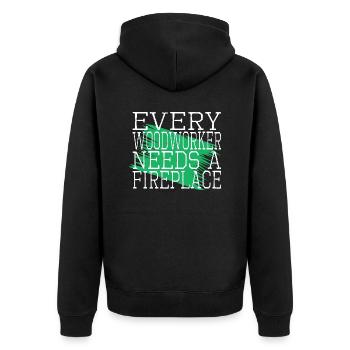 Idée de cadeau d’anniversaire Sabrina Carpenter Tshirts - Veste à capuche bio Premium Unisexe - noir - Dos - Nico (187cm)