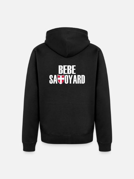 bebe savoyard - Veste à capuche bio Premium Unisexe - noir