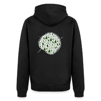 fairy tail christmas christmas present gift - Unisex Premium Bio Zip Hoodie - Schwarz - Hinten - Nico (187cm)