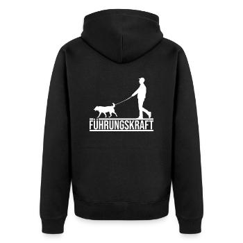 Chiens Animaux de compagnie - Veste à capuche bio Premium Unisexe - noir - Dos - Nico (187cm)
