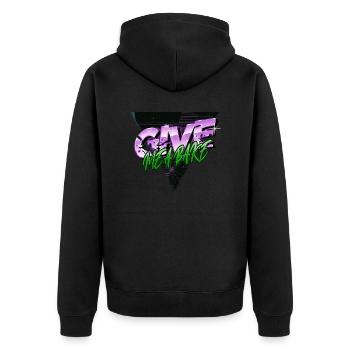 humor gift for chef funny gift vocation - Unisex Premium Organic Zip Hoodie - black - Back - Nico (187cm)