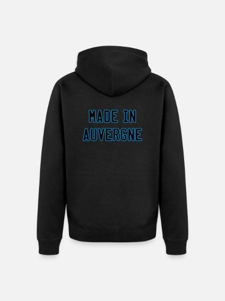 made in auvergne - Veste à capuche bio Premium Unisexe - noir