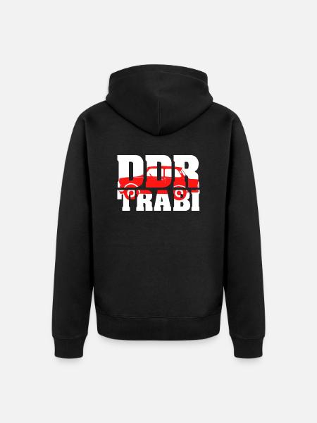 Trabi DDR - Unisex Premium Bio Zip Hoodie - Schwarz