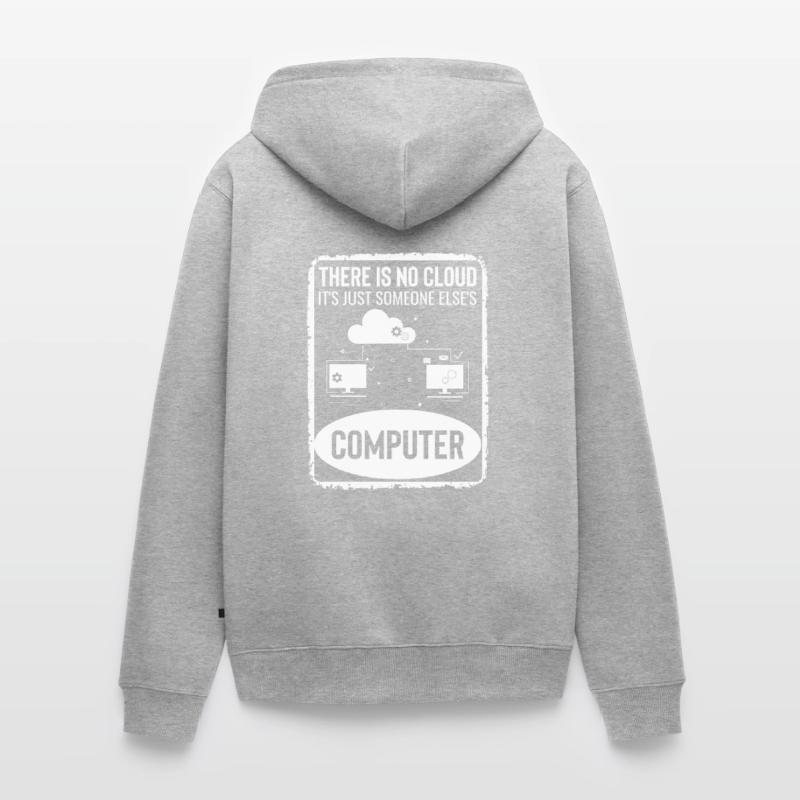 Cloud Computing Informatik Tech Unisex Premium Bio Zip Hoodie