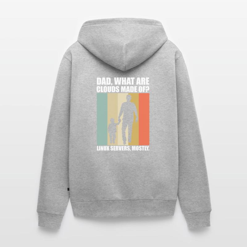 Cloud Computing Informatik Tech Unisex Premium Bio Zip Hoodie