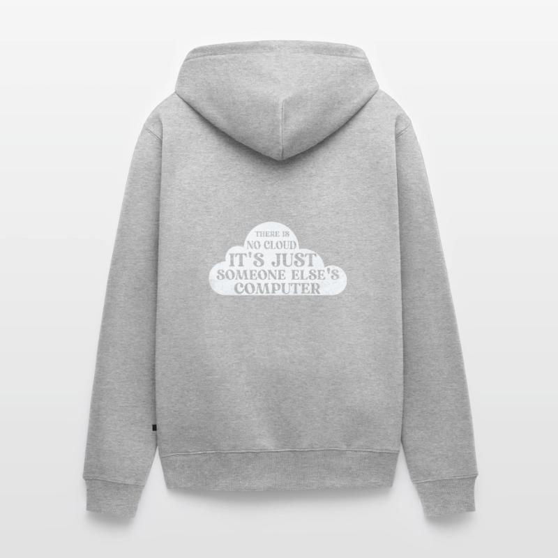 Cloud Computing Informatik Tech Unisex Premium Bio Zip Hoodie