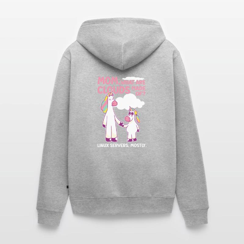 Cloud Computing Informatik Tech Unisex Premium Bio Zip Hoodie