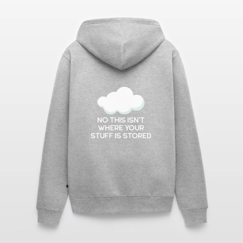 Cloud Computing Informatik Computer Programmierer Unisex Premium Bio Zip Hoodie