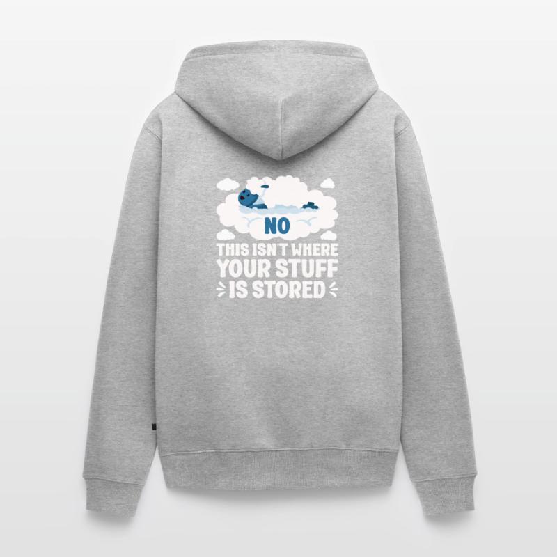 Cloud Computing Informatik Computer Programmierer Unisex Premium Bio Zip Hoodie