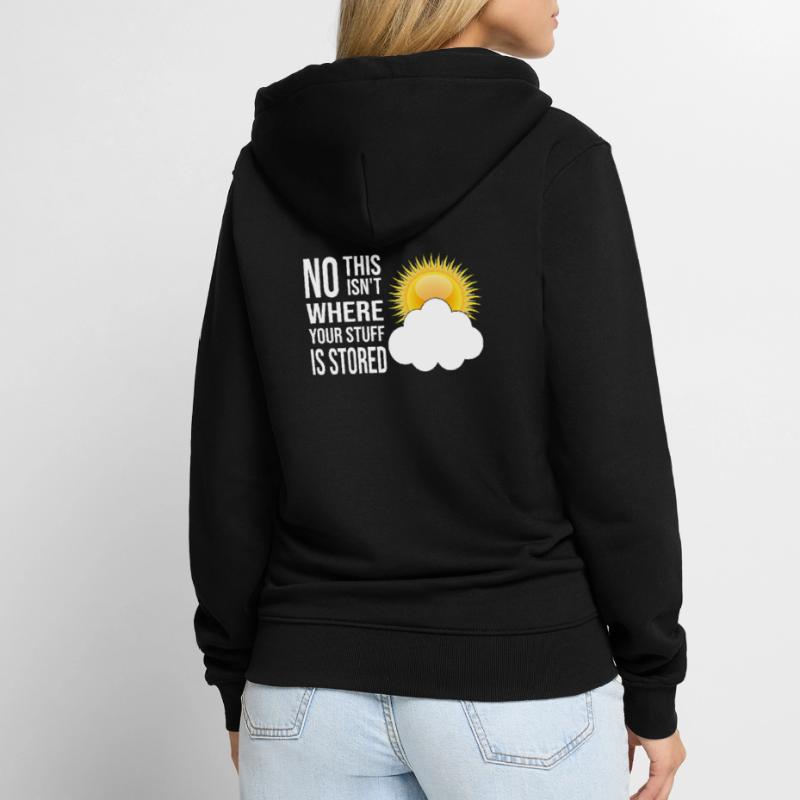 Cloud Computing Informatik Computer Programmierer Unisex Premium Bio Zip Hoodie