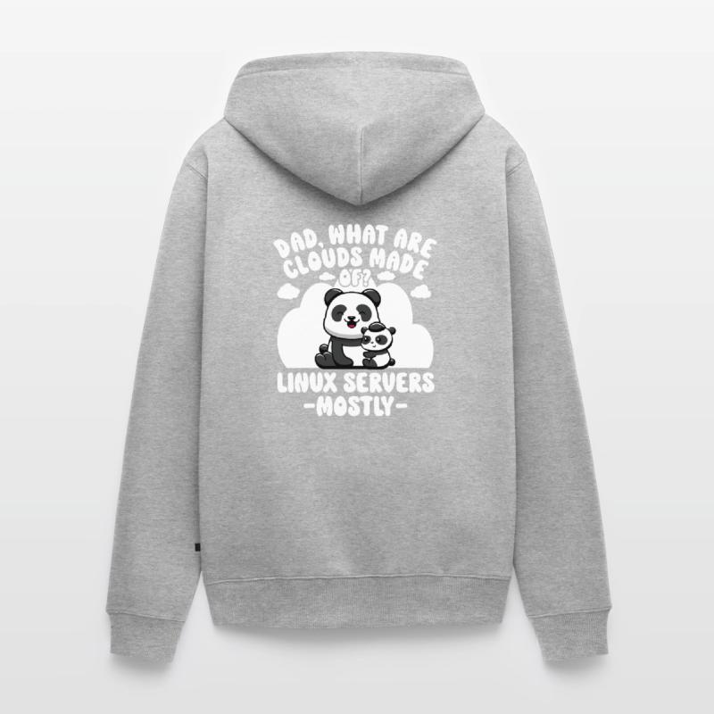 Cloud Computing Informatik Programmierung Dev Unisex Premium Bio Zip Hoodie