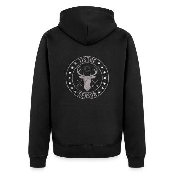 Chasse aux bois de cerf Chasse Saison de chasse - Veste à capuche bio Premium Unisexe - noir - Dos - Nico (187cm)