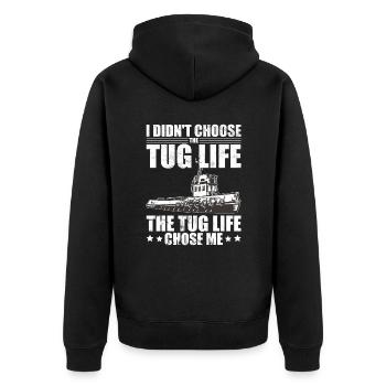 Schlepper Schleppboot Tug Life - Veste à capuche bio Premium Unisexe - noir - Dos - Nico (187cm)